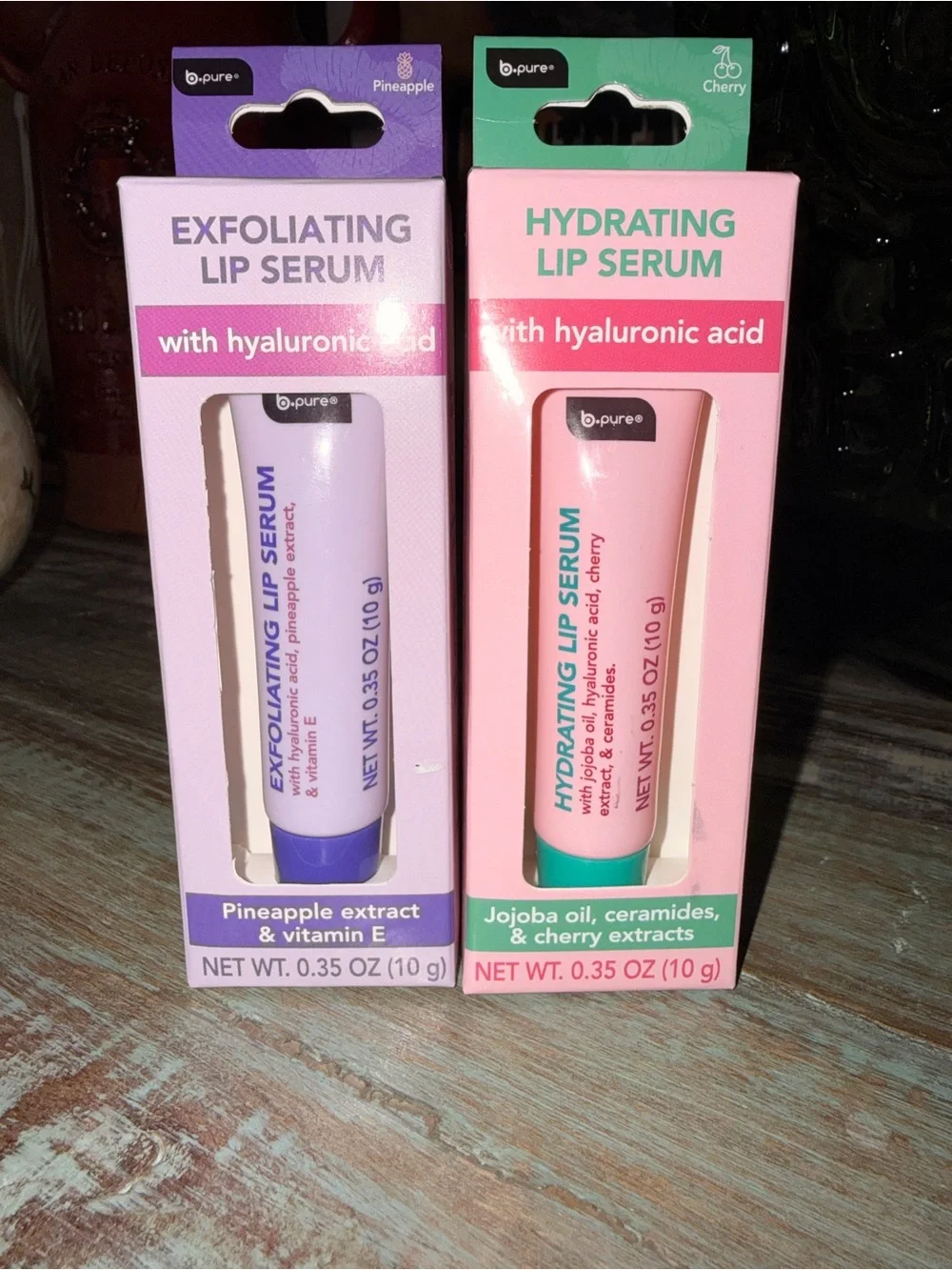 Hydrating lip serum with hyaluronic acid, exfoliating lip serum new